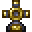 Golden Cross Grave Marker