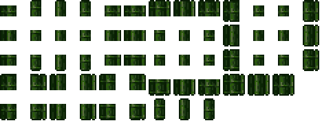 Large Bamboo Block Wall