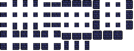 Ancient Blue Brick Wall