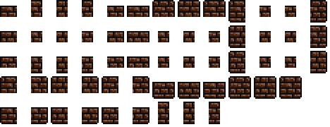Ancient Copper Brick Wall