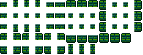 Krypton Moss Block Wall